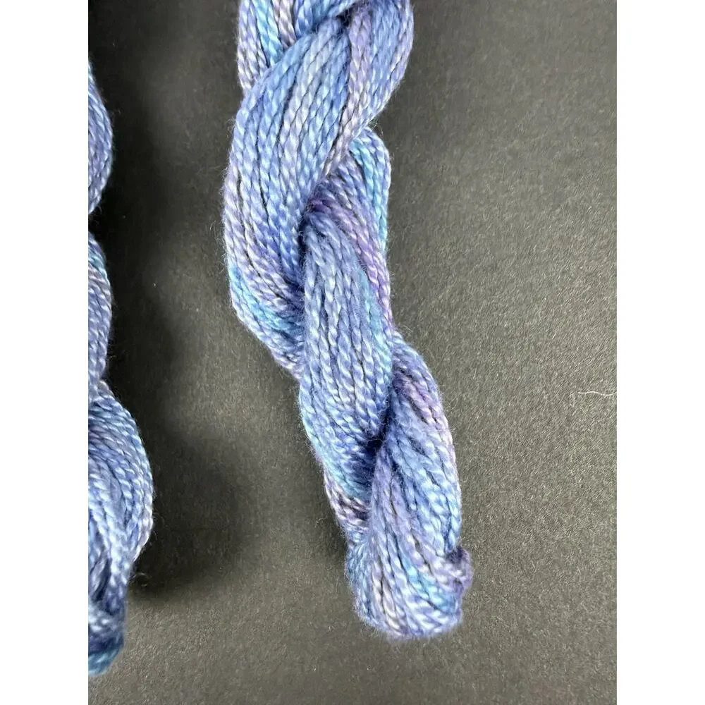 4 Watercolours by Caron Needlepoint 100% Cotton Hand Painted Blue Lavender New